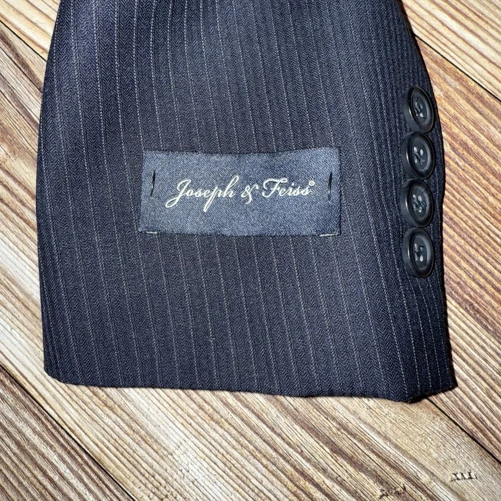 JOSEPH & FEISS Mens Blazer Sport Coat Casual Jacket Size 36R‎ Wool Suit - Picture 10 of 11